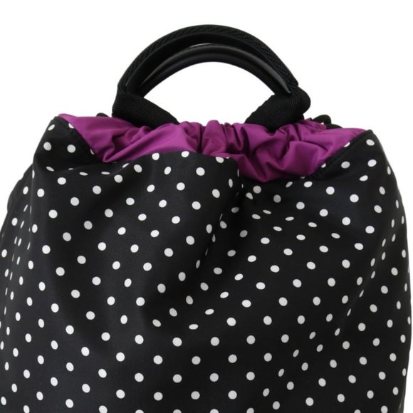 DOLCE & GABBANA  Black Dotted Drawstring